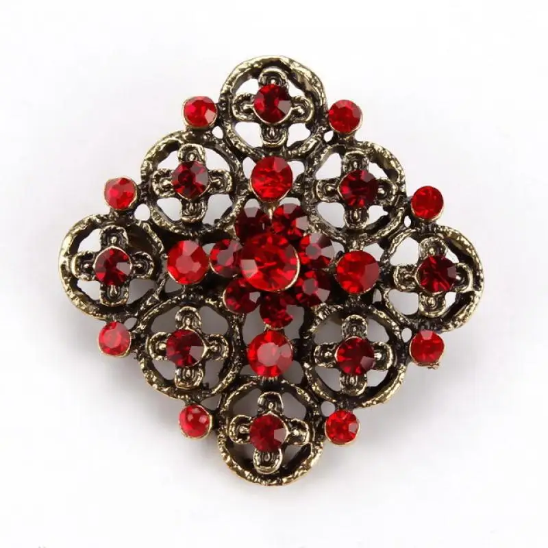 Хрустальные стразы брошь цветок булавки броши для женщин вечерние в виде букета