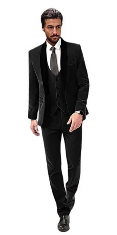 Бархатный мужской костюм облегающий свадебный для выпусквечерние вечера