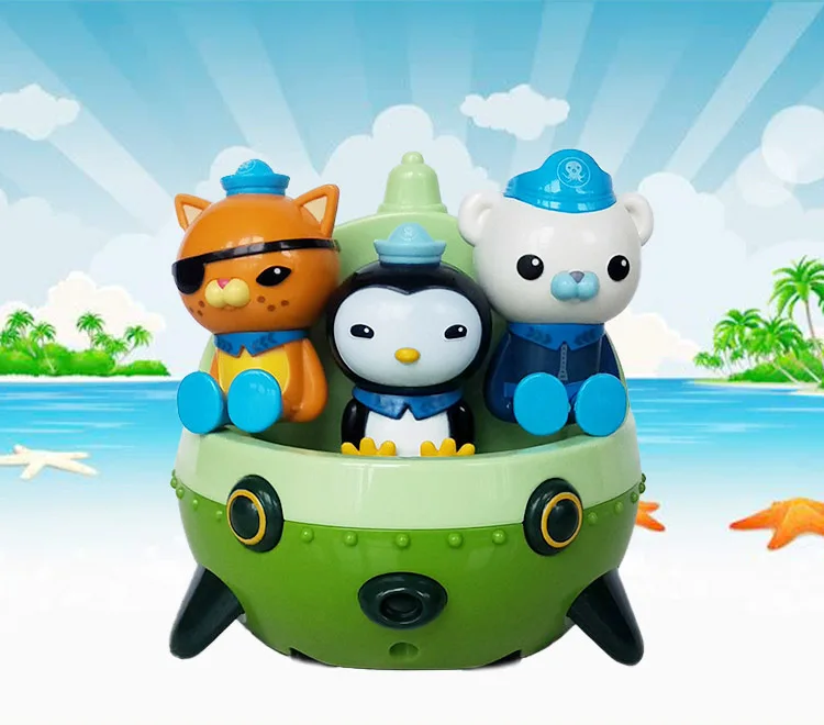 Новинка 3 комплекта Octonauts GUP R D C модель корабля Мультяшные фигурки Лидер продаж ТВ