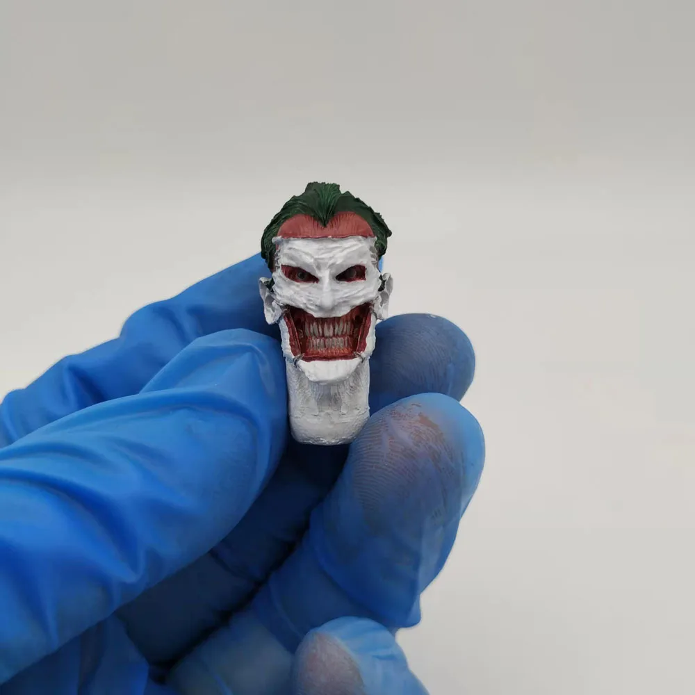 Коллекционная фигурка мужского солдата с головой клоуна в масштабе 1:12 "Смерть семьи".