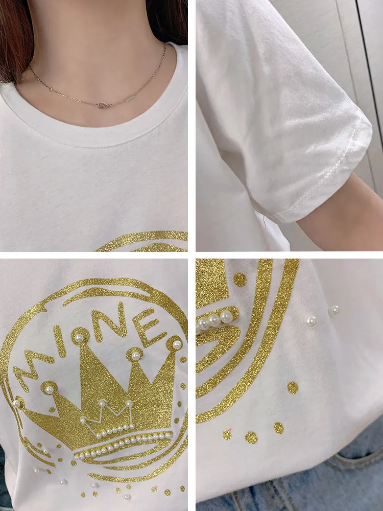 Новинка лета 2021 корейская мода свободный и Приталенный топ для тяжелой