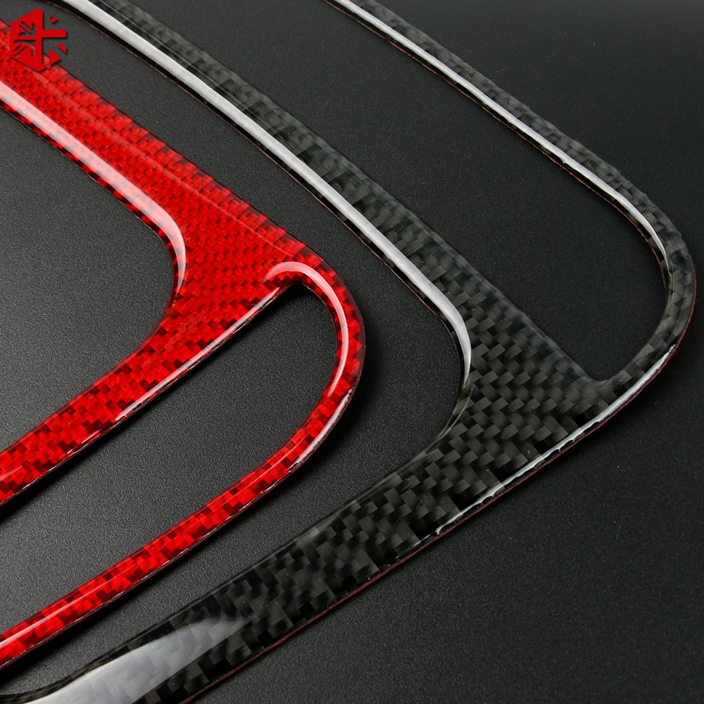 

Carbon Fiber Cover Car Dashboard Central Air Outlet Shell Moulding Trim Decoration For MINI Cooper Countryman F60 Accessories