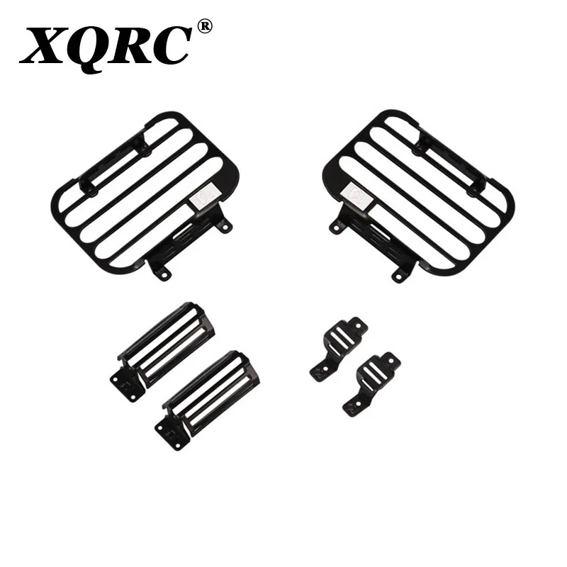 Передняя/задняя металлическая крышка фары XQRC, защита рамы лампы для гусеничного автомобиля 1 / 10 RC traxxas trx-4 TRX 4 D90 / D110 от AliExpress WW
