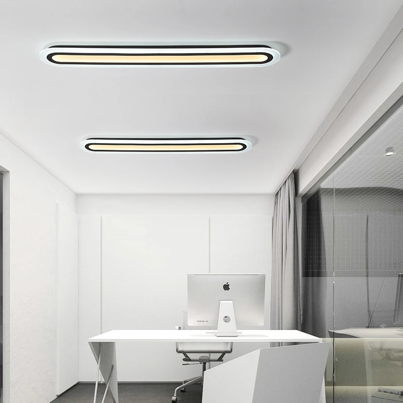 Полосатый акриловый светодиодный потолочный светильник лампа для дома гостиной