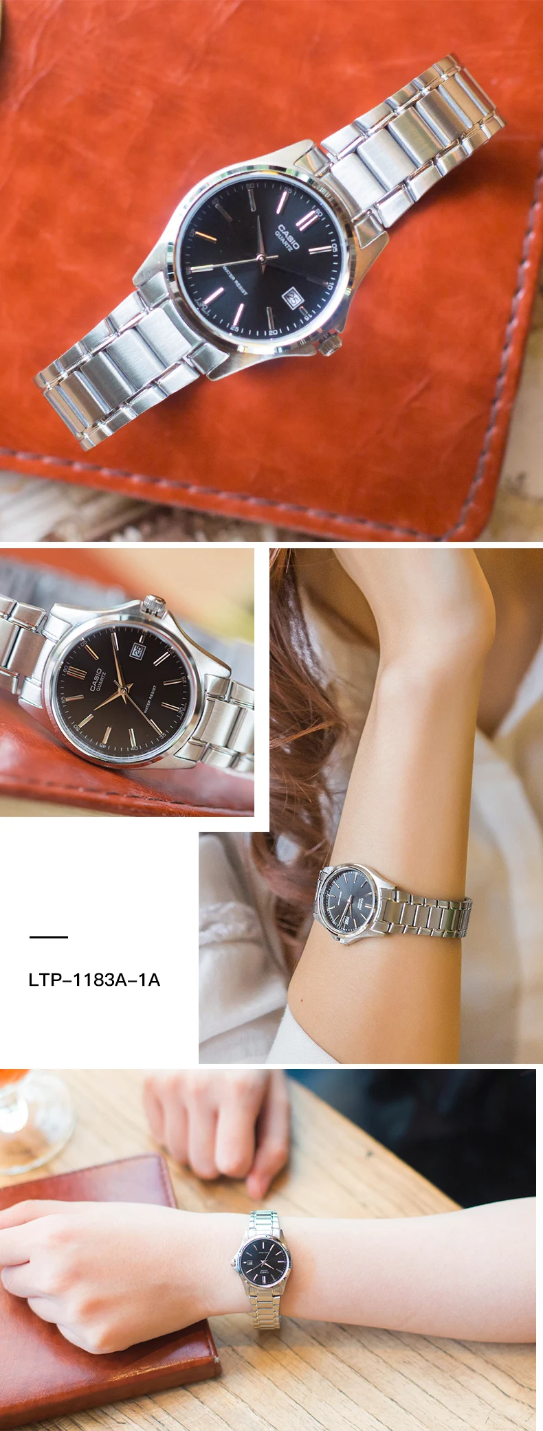 Casio Часы Женские Простые Модные маленькие кварцевые женские часы LTP-1183A-7A