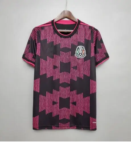 

2021 Mexico shirts H.LOZANO RAUL J.M.CORONA CHICHARITO Mexico jersey pink men national team football shirt
