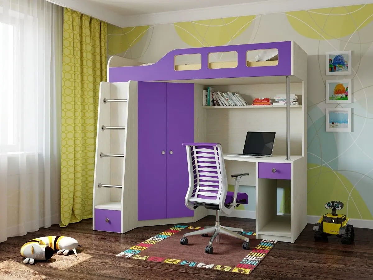 Двухъярусная кровать РВ-Мебель 124729/2 |