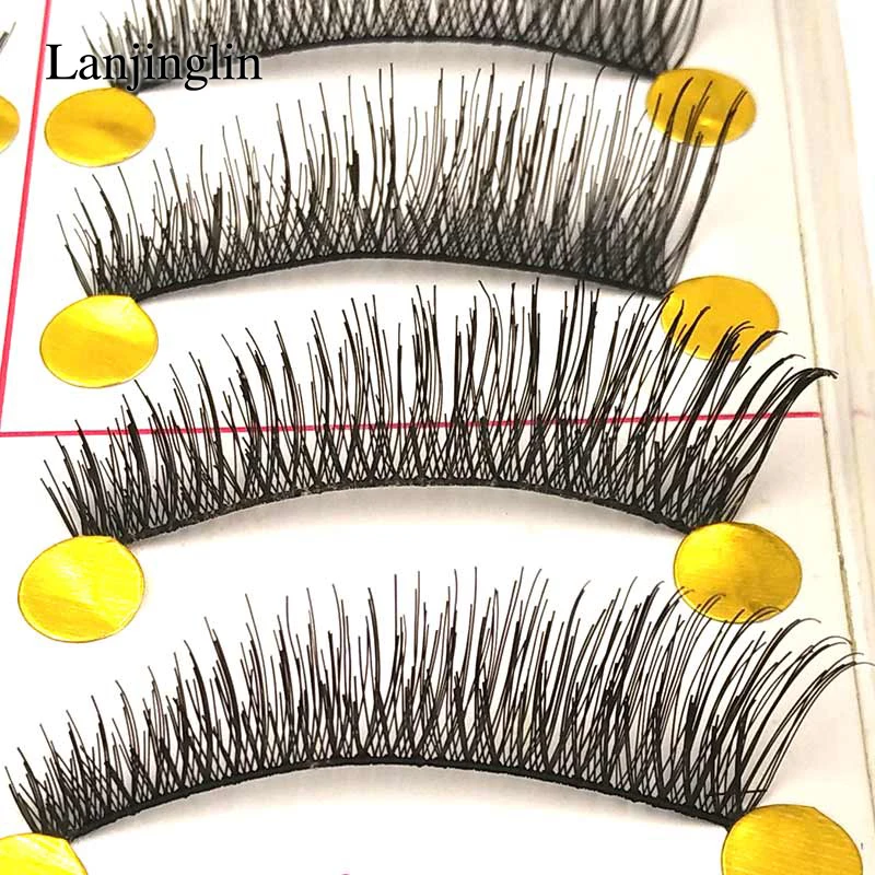 10 пар натуральных длинных ресниц инструмент для наращивания # TW042|lash extension