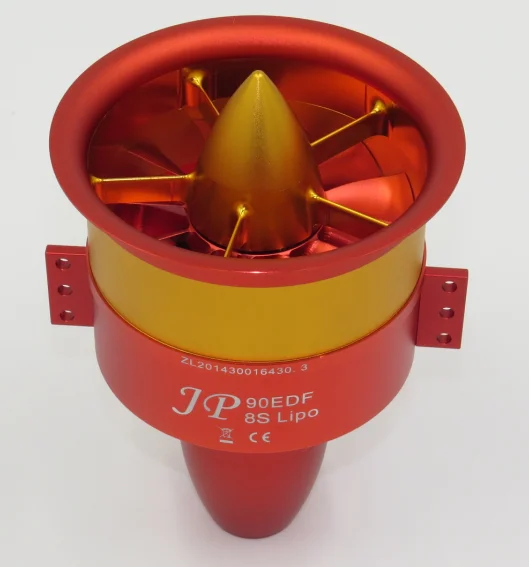 JP EDF полностью металлический воздуховод вентилятор JP 90 мм 6 S-12 S EDF 4250 KV1750 мотор(6 S), 4250 KV1400(8 S), 4250 KV1080(12 S
