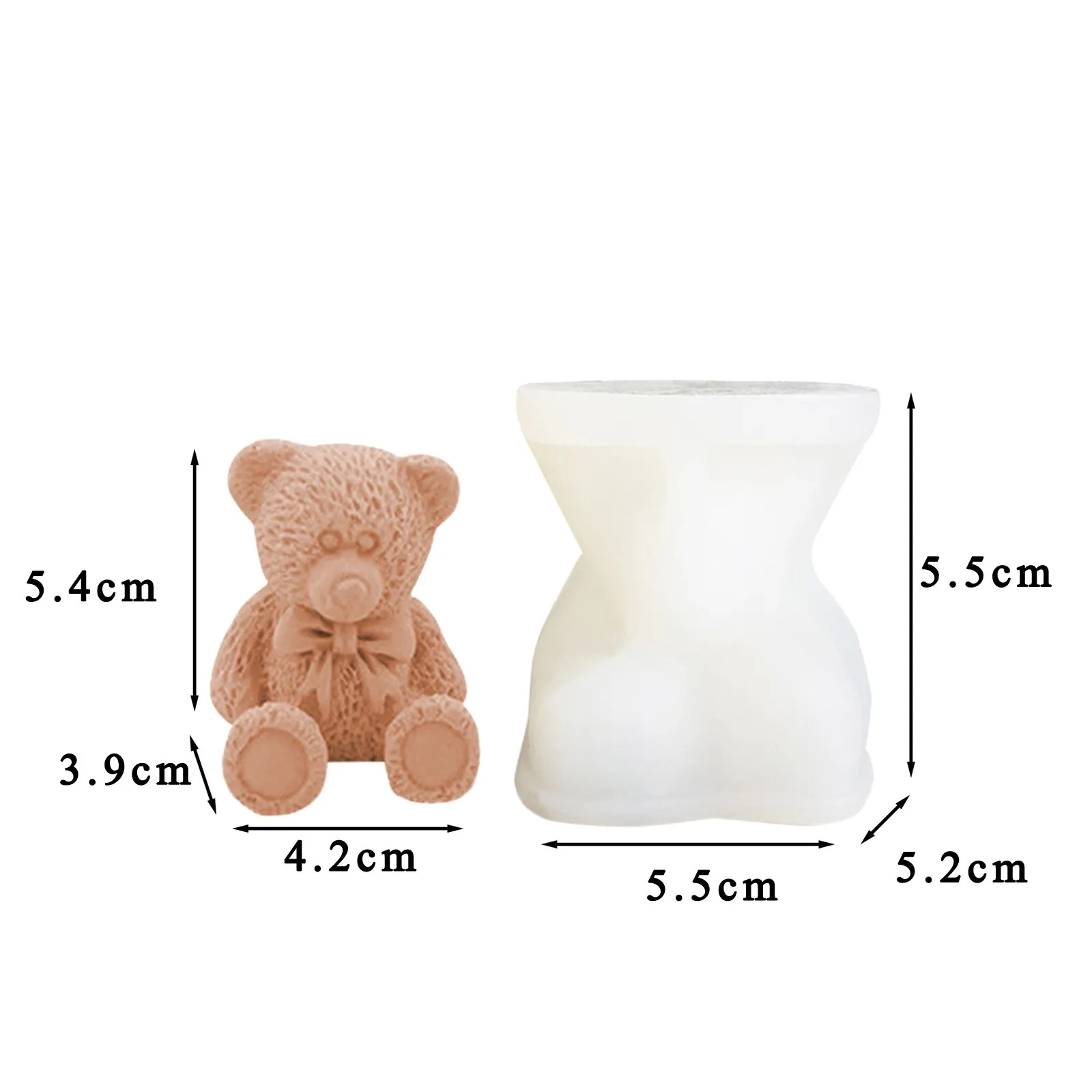 3d ледяной медведь кофе Diy силиконовая форма инструмент игрушка кубик шоколадный