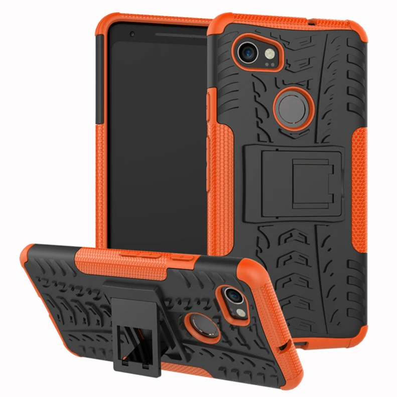 Colorful pattern mobile phone case bracket anti-fall shell spider protective cover FOR: Google Pixel 2 2XL | Мобильные телефоны и