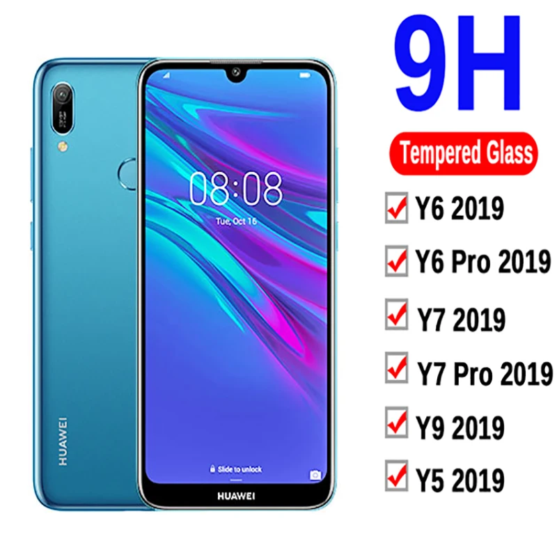 Защитное стекло Y6 2019 для Hawei Y6Prime Y7 Pro Y5 Y9 Y 5 6 7 9 закаленное Защитная пленка экрана