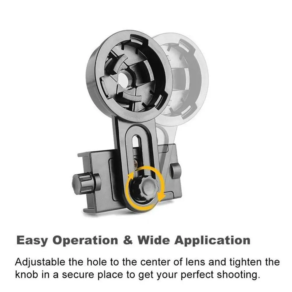 

Universal Phone Adapter Holder Bracket Binocular Monocular Clip Telescope M5B9