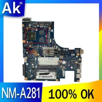 available new 100 aclu5 aclu6 nm a281 mainboard motherboard fit for lenovo g50 4 notebook pc e1 cpu with video card5
