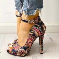 new womens fashion summer sexy exquisite high heels ladies increased stiletto pumps super peep toe sandals