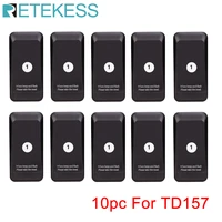 retekess 10pcs coaster pager receivers for td157 restaurant pager wireless calling system for coffee church clinic beauty salon