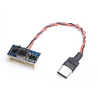 Для DIY FPV гоночного дрона Type-C для фотокабеля зарядный кабель для GoPro Hero 678 совместимый