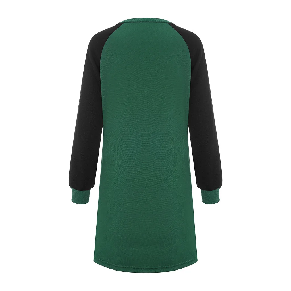 Модные женские платья повседневные весенние свободные Vadim с круглым вырезом