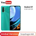 Смартфон Xiaomi Redmi 9T, глобальная версия, 4 Гб 128 ГБ, Восьмиядерный процессор Snapdragon 662, 6000 мАч, камера 48 МП, экран 6,53 дюйма FHD +