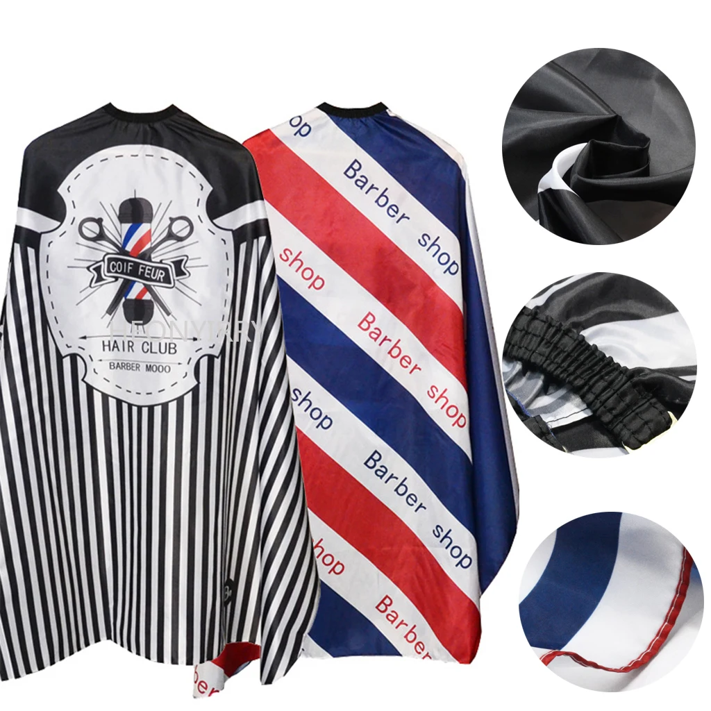 

Hairdressing Coth Pattern Cutting Hair Waterproof Cloth Salon Barber Cape Professional Hair Stylist Retro Hairdressing Cloth