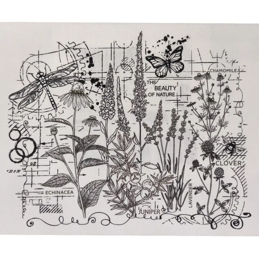 Фон/прозрачный штамп/прозрачные штампы/Набор для самостоятельного скрапбукинга