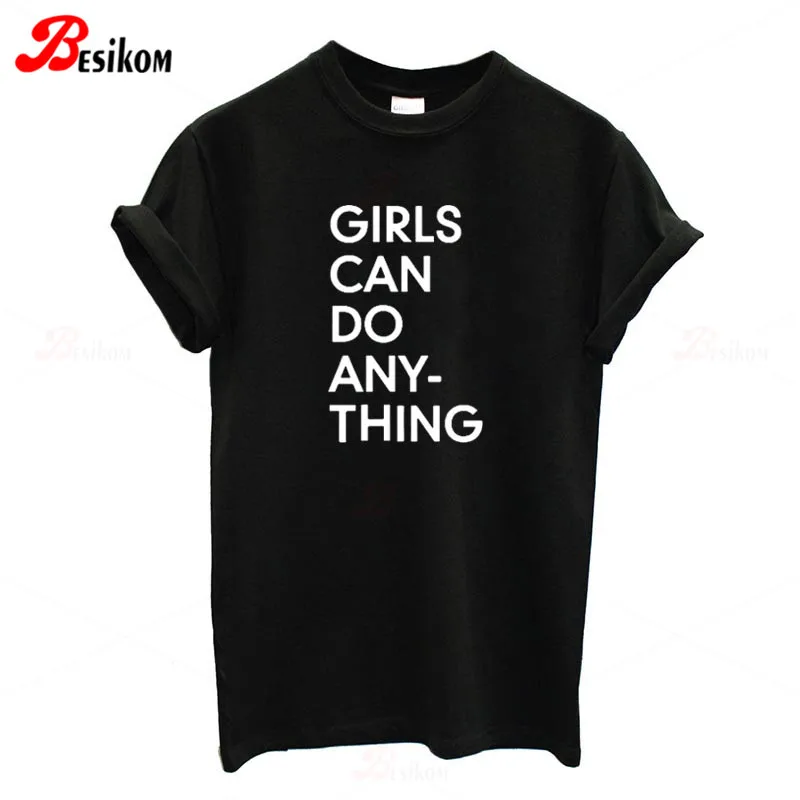 Женская футболка с надписью Besikom черная для отдыха минимализм летняя