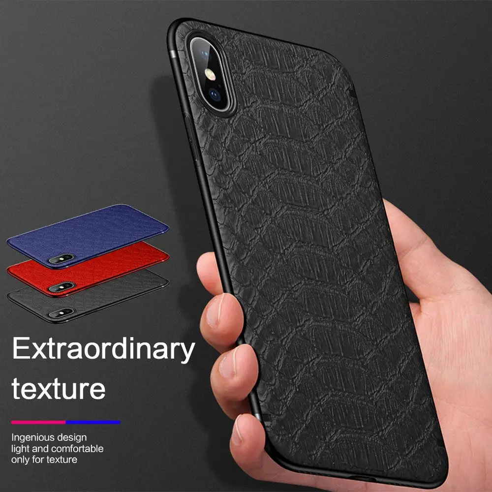 Кожаный чехол KISSCASE с текстурой крокодила для iPhone 11 Pro Max X XR XS Funda 6 6S 7 8 Plus Магнитный