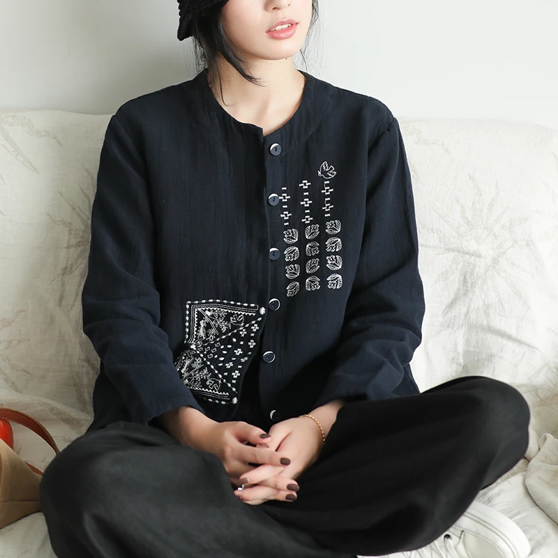 Осенняя блузка в стиле ретро повседневная женская рубашка новинка 2019 топы с