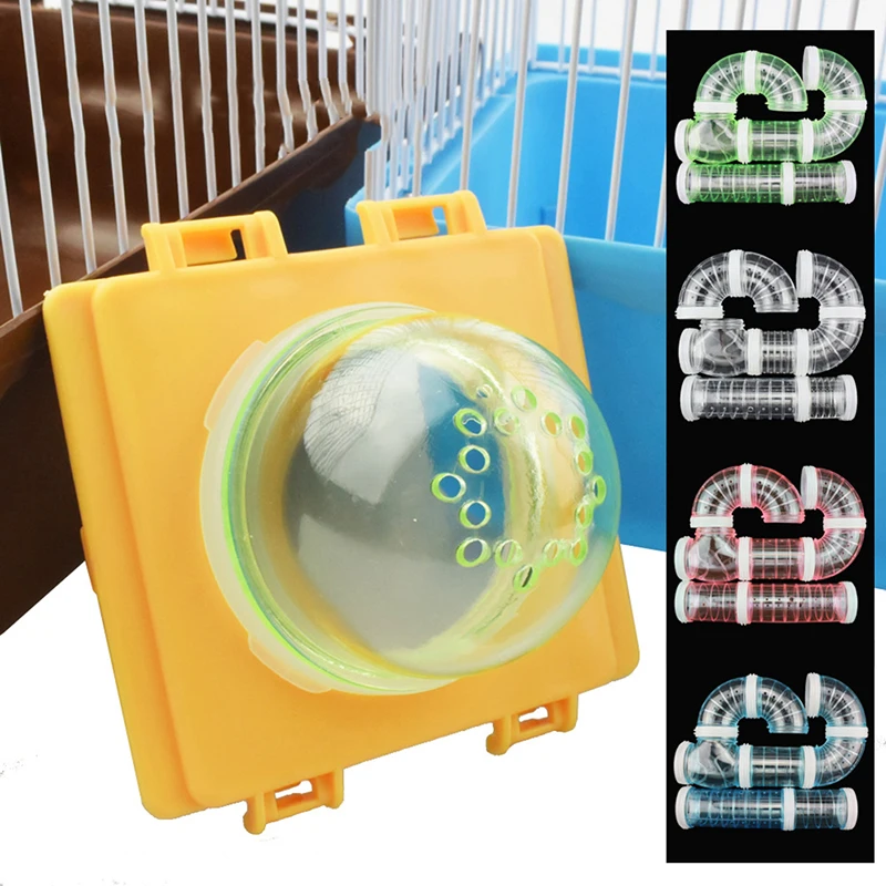 

Фитинги для клетки для маленького хомяка, наружная перегородка для рта игрушка для хомяка пластина