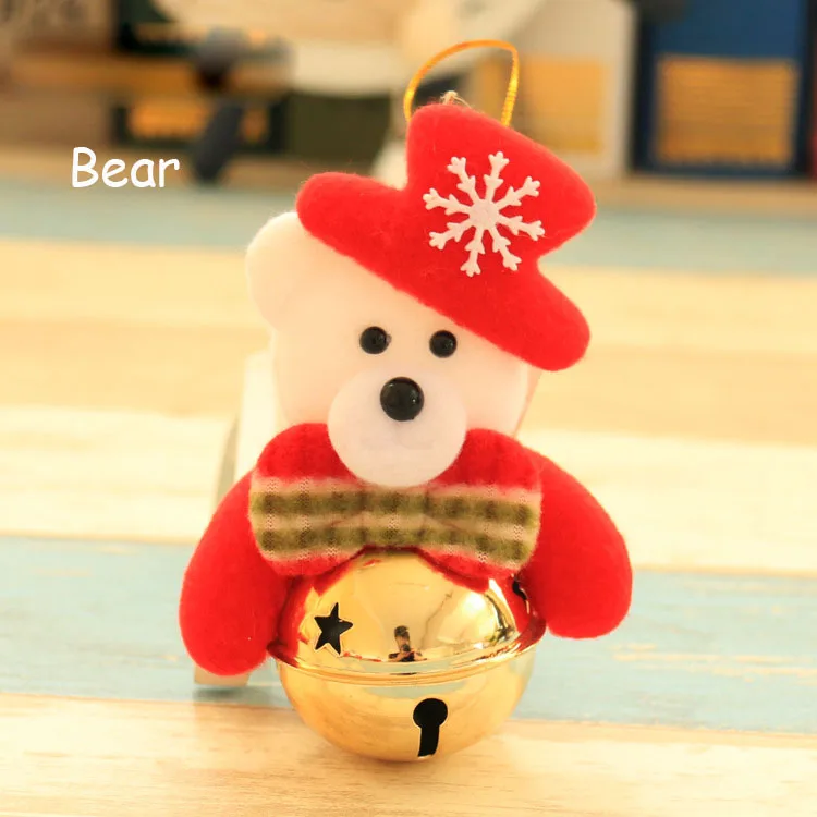 Рождественский декоративный колокольчик кулоны игрушка снаружи Рождественская