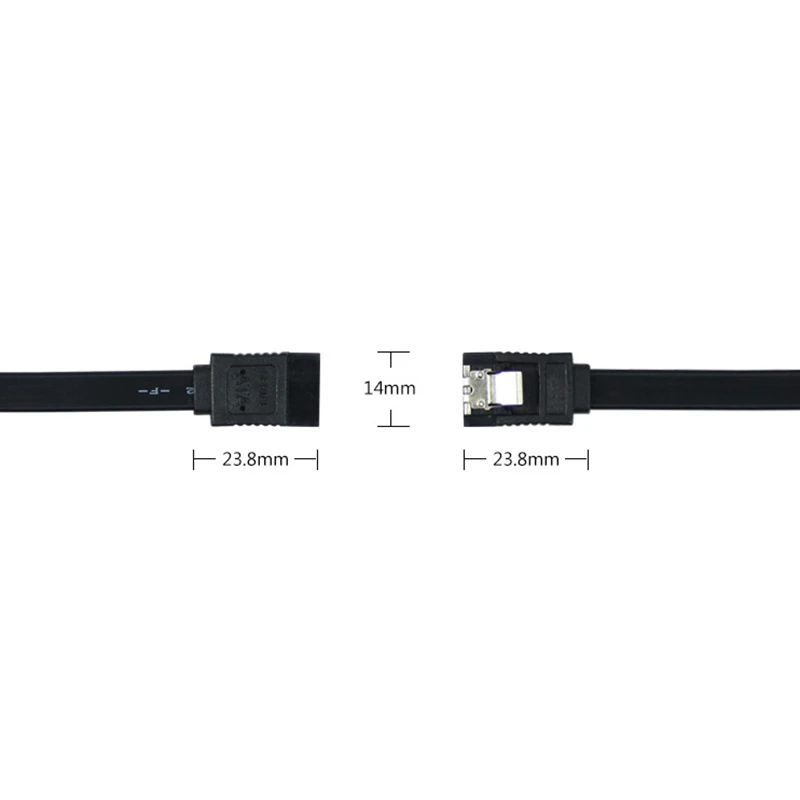 

Hard Drive SATA 3.0 Cable High Speed SATA DATA Cable 6GB/S for HDD Hard Drive SSD Straight 40CM 26AWG Computer DIY Accessories