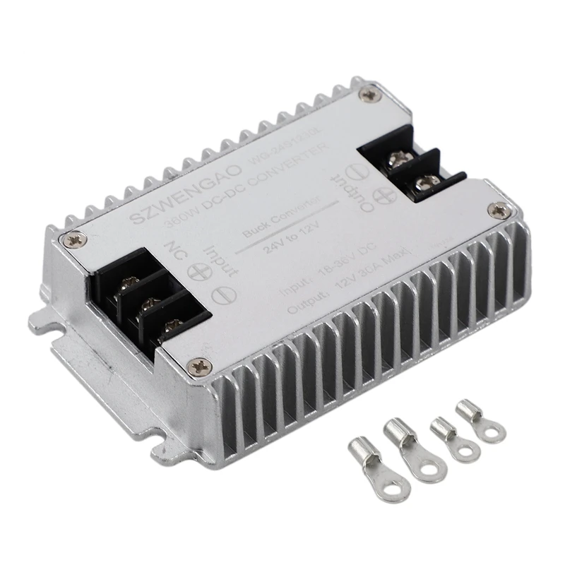 

Szwengao 24V to 12V 30A 360W Voltage Regulator DC-DC Step Down Converter Power Supply for Cars Trucks Solar