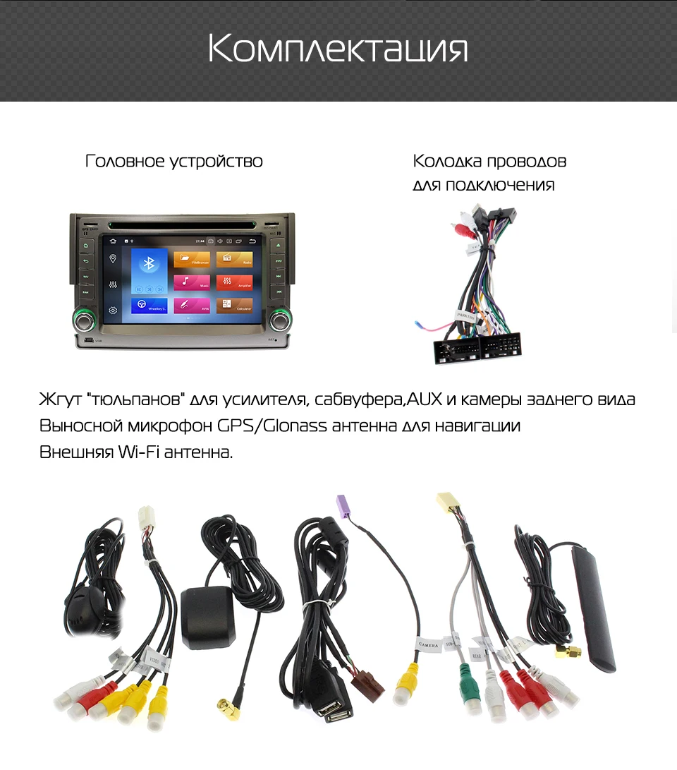Штатная магнитола для Hyundai H1 STAREX, MARUBOX KD9806, Штатное головное устройство для Хюндай H1 STAREX 2007-, Android 9.0,Восьмиядерный процессор,встроенный DSP,IPS экран,Оперативная 4GB, Встроенная 64GB