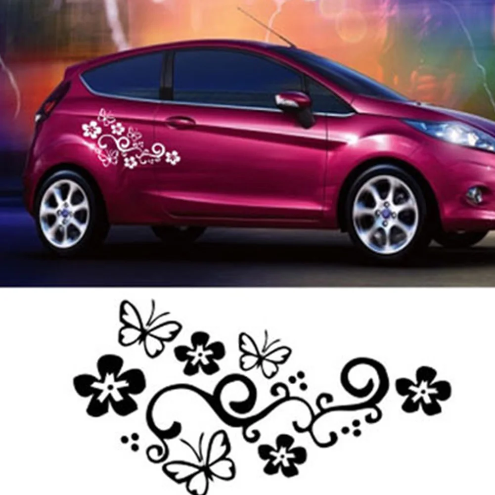 2 шт. Стайлинг Модный цветочный узор грузовик универсальная отделка DIY