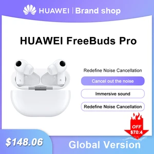original global version huawei freebuds pro earphone tws in ear wireless headset earbuds active noise cancellation earphones free global shipping