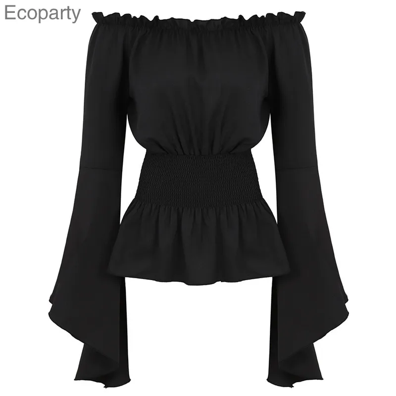 15 Женская обувь в готическом стиле ренессанс с длинным рукавом открытыми плечами