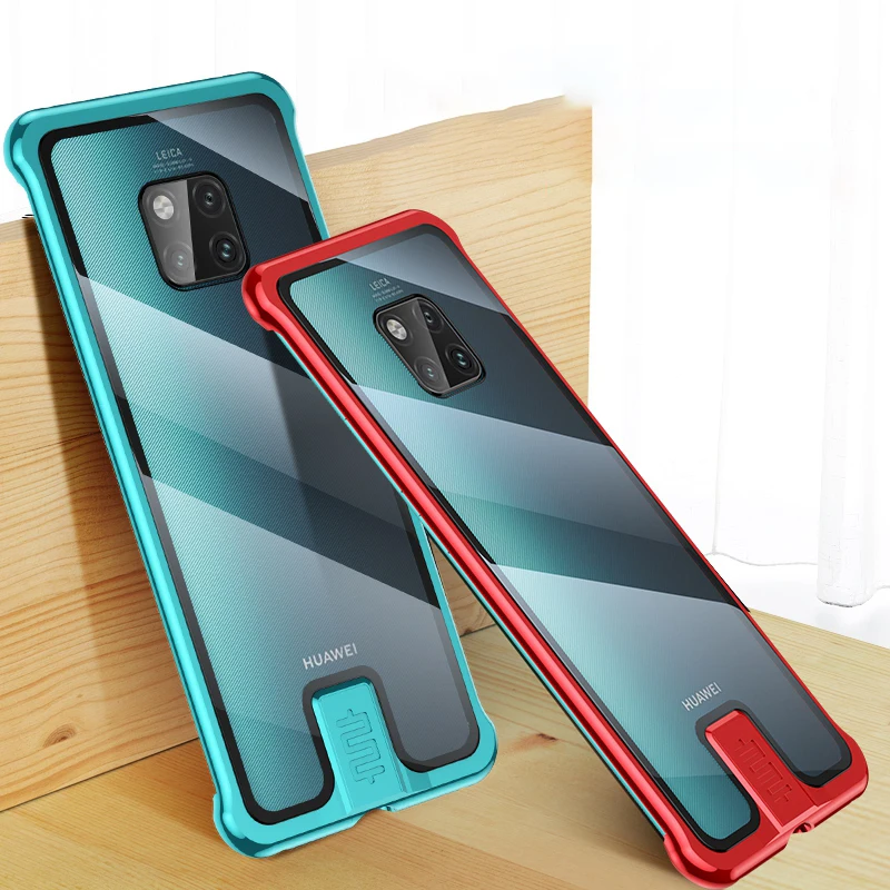 metal case bumper tempered glass phone case for huawei p30 mate 20 30 nova 5 5t honor 20 20s pro shockproof back cover free global shipping