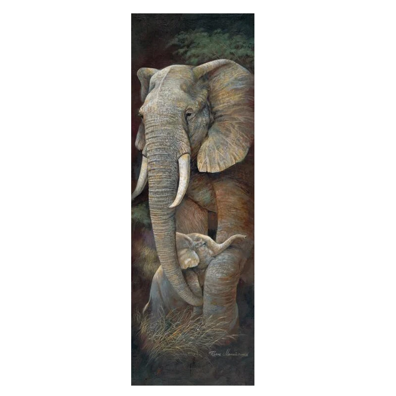 

Canvas Painting Animal Wall Art Tiger Elephant Deer Zebra Posters and Prints Wall Pictures for Living Room Decoration Home Decor