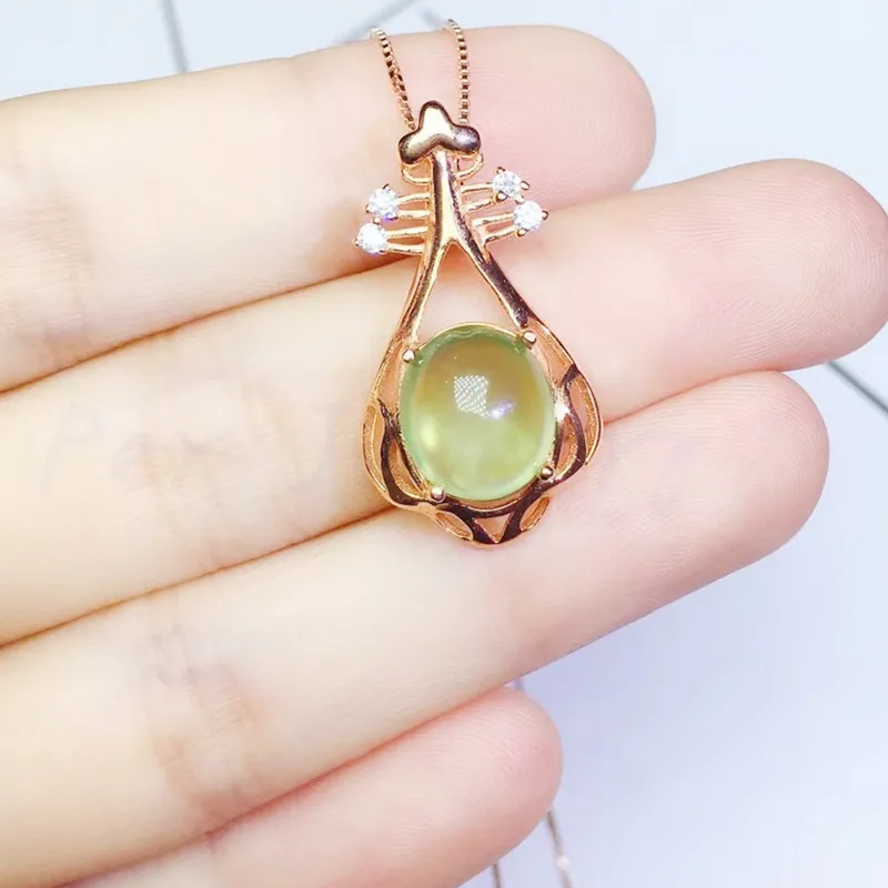 Натуральное ожерелье в стиле прехнит бесплатная доставка 2.6CT драгоценный камень