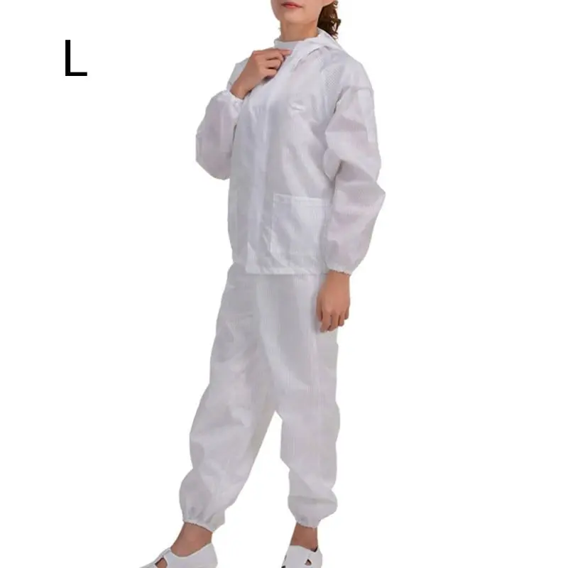 

Anti-static Coveralls Clean Clothes Hood Cleanroom Garments Clean Work Clothing PXPE