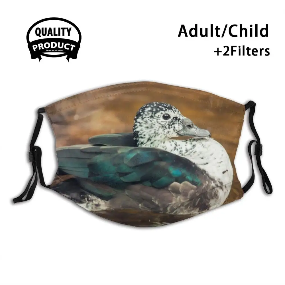 

Knob - Billed Duck Reusable Mouth Mask Filter Cool Funny Masks Duck Bird Birds Animal Animals Zoo Poland Wildlife