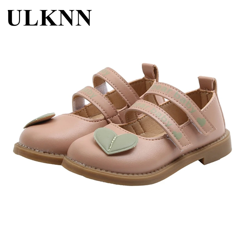 

ULKNN Girls Baby Shoes Kid's Spring and Autumn Single Shoes Princess Leather Children's 3 Years Old 1 Girls Shoes Soft Shoes