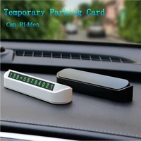 car temporary parking card phone number card plate telephone number car park stop automobile accessories car styling 13x2 5cm