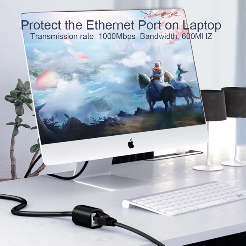 SAMZHE RJ45 Ethernet Удлинительный Кабель адаптер CAT 6 сетевой Соединительный шнур