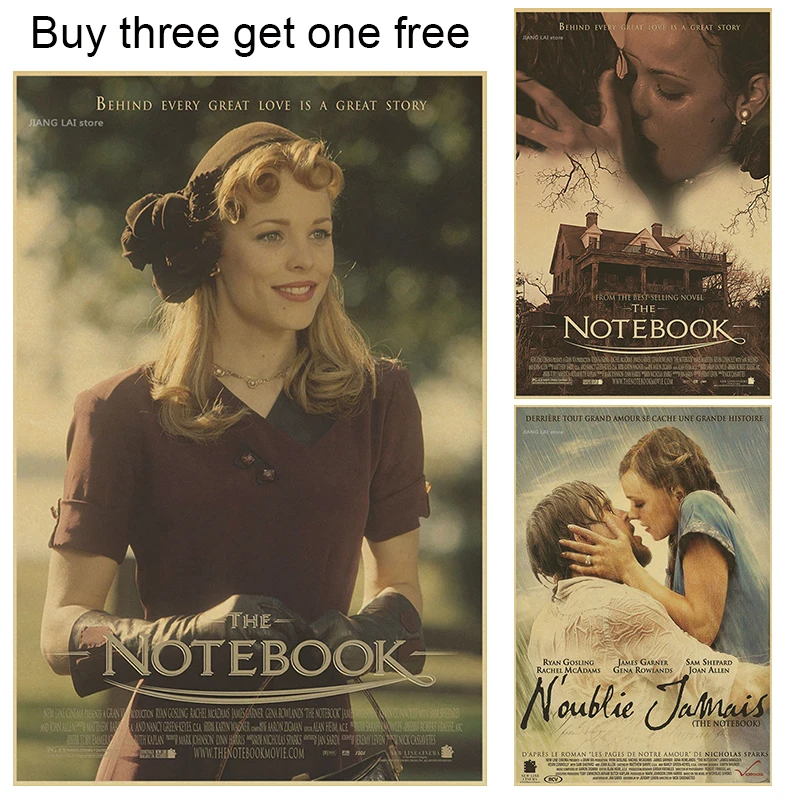 

Retro Movie Poster Notebook Nostalgic Home Art Room Decoration Wallpaper Sticker Wall Paintings Poster