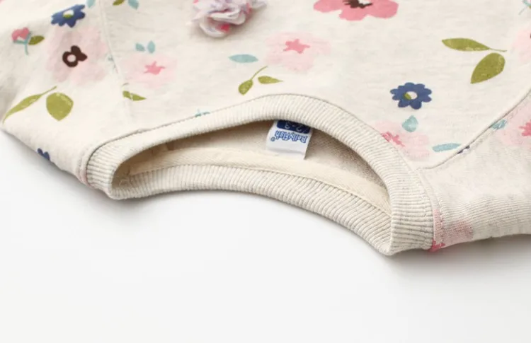 Толстовка с капюшоном для девочек худи принтом Осень-зима Детский свитер топы