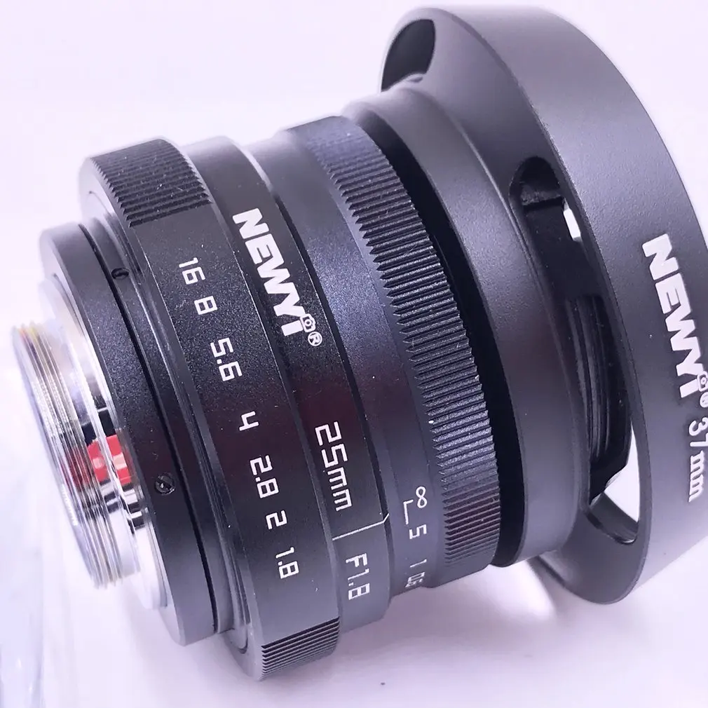 Мини 25 B+ для Nikon 1 ручная фокусировка CCTV кинообъектив для Canon для Nikon для sony E крепление для беззеркальной камеры Fuji