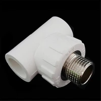 home improvement boutique ppr outer wire tee outer teeth tee 4 points 6 points 1 inch 20 25 32 ppr pipe fittings