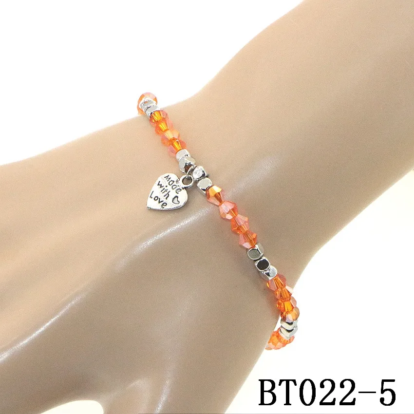 Браслет на ногу с подвеской в виде сердца 4 мм | Украшения и аксессуары