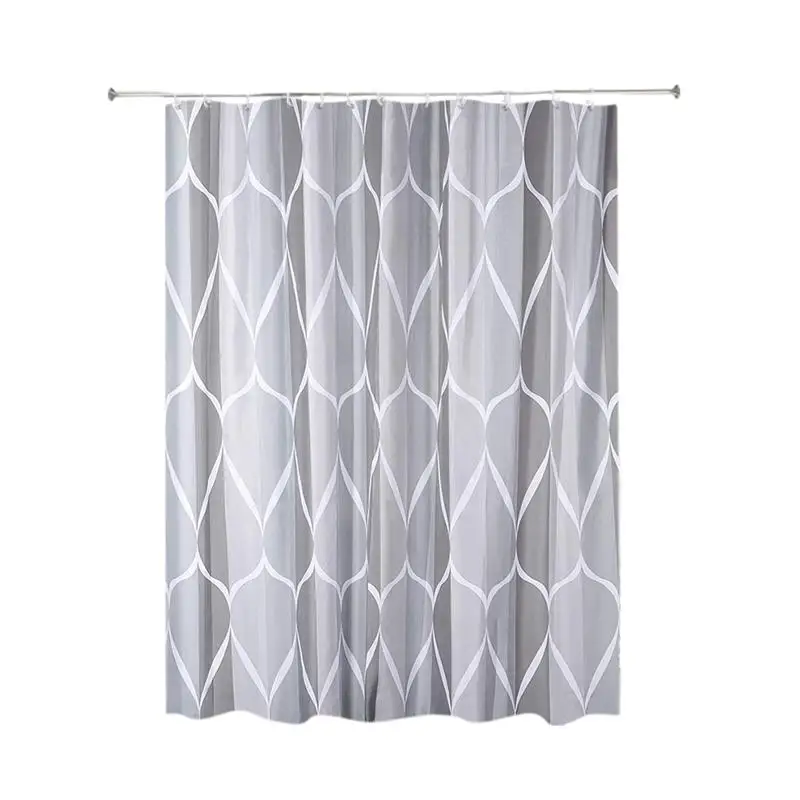 Домашняя перегородка занавеска из полиэстера для душа водонепроницаемая ткань